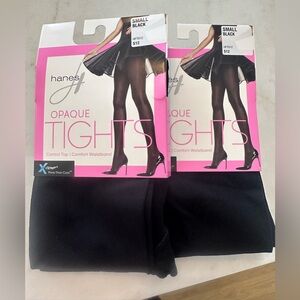 NWT Hanes Control Top Tights